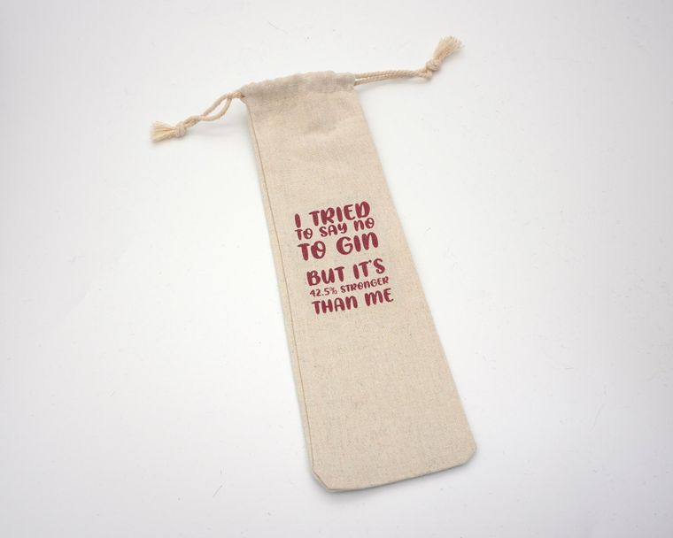 Gin Drinking Gift Bamboo Straw Set Morning Cuppa Gifts