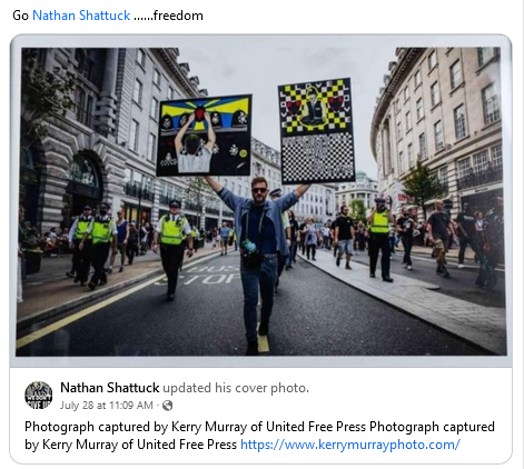 Nathan Shattuck-1 man-a canvass- and a huge MESSAGE- hot off the press - Wonkey Donkey Bazaar