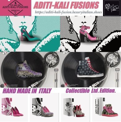 ADITI-KALI FUSION- FUNKY ITALIAN FOOTWEAR-LTD EDITIONS. - Wonkey Donkey Bazaar