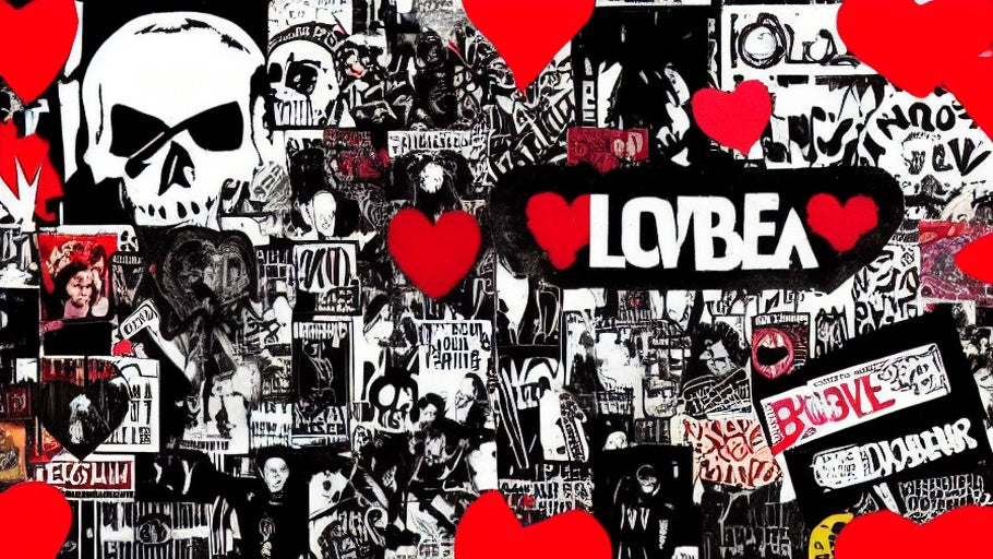 "Rebel Hearts: The Ultimate Punk Love Songs Playlist" Wonkey Donkey Bazaar punk love songs
