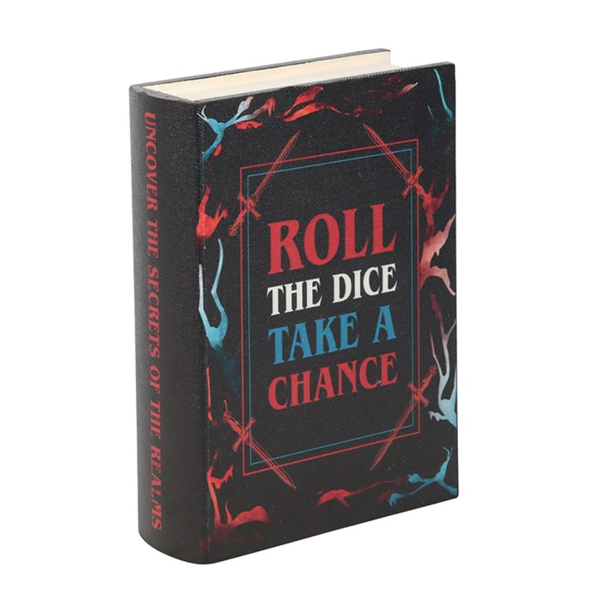 Roll the Dice, Take a Chance Book Shaped Storage Box N/A