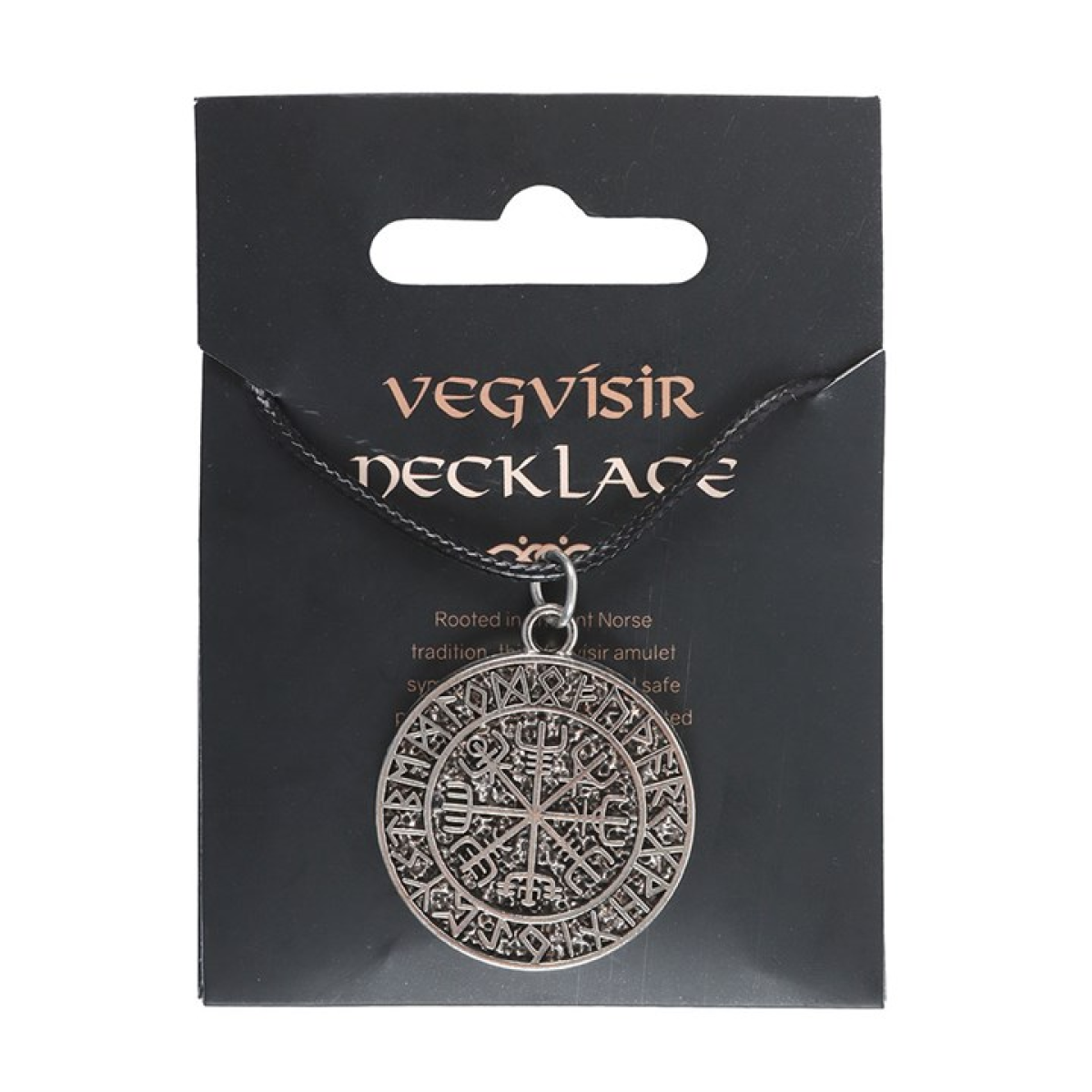 Vegvisir Viking Compass Viking Cord Necklace N/A
