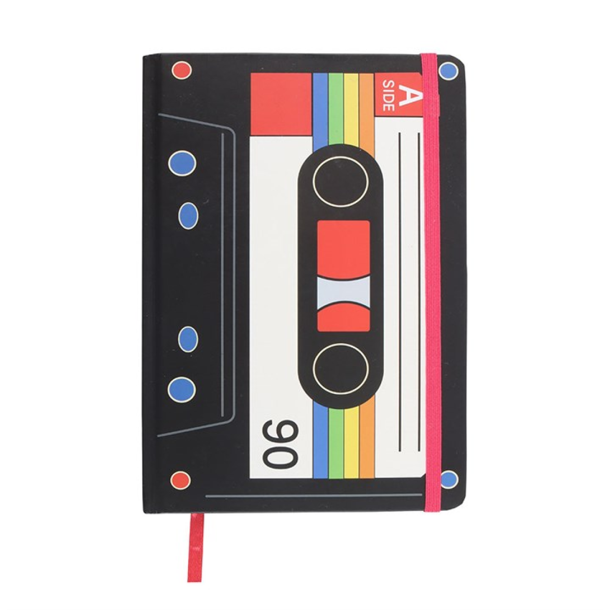 Retro Cassette Tape A5 Notebook N/A