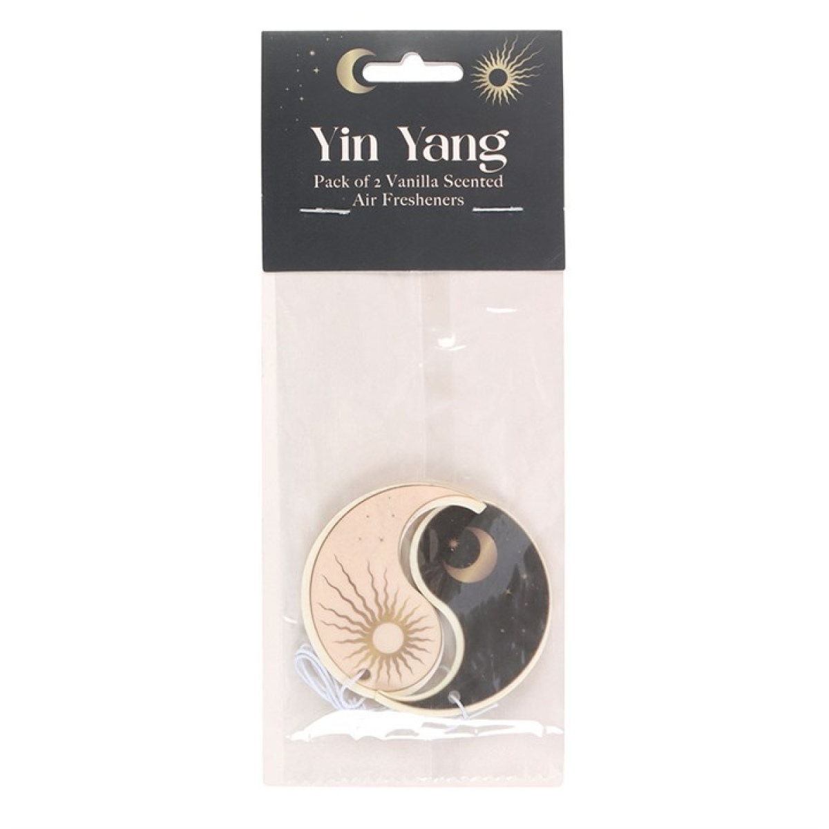 Pack of 2 Yin Yang Vanilla Scented Air Fresheners N/A