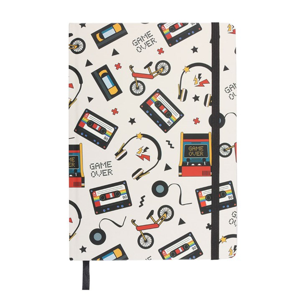 Retro 80s Print A5 Notebook N/A