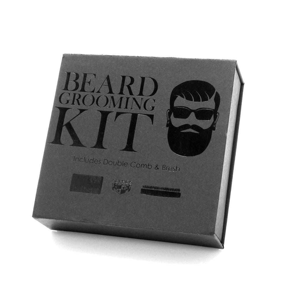 Beard Brush and Comb Set