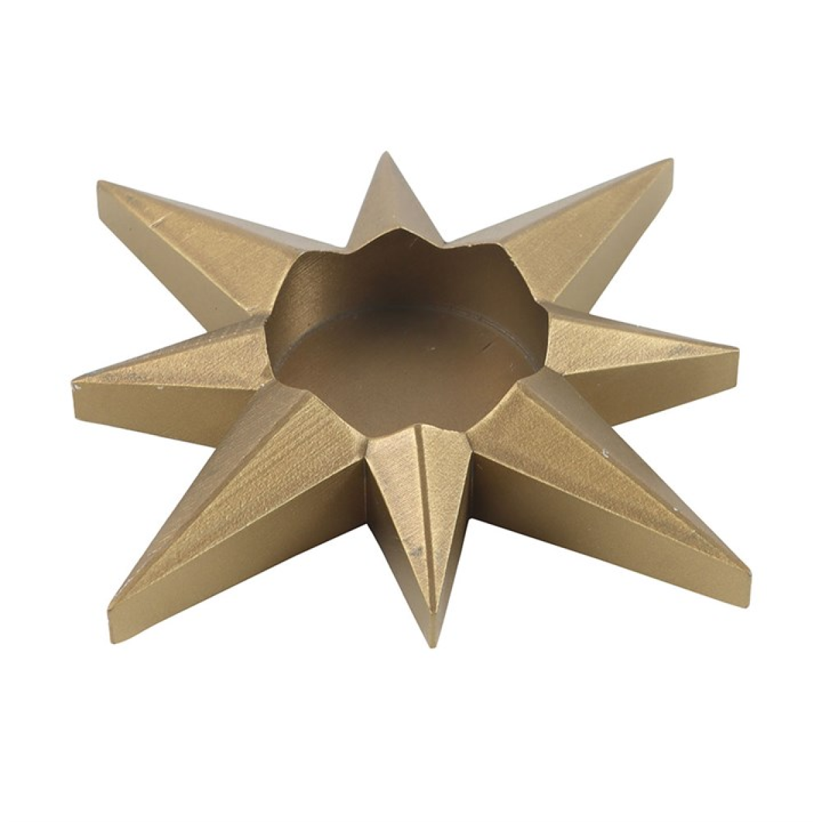 Gold Star Tealight Candle Holder N/A