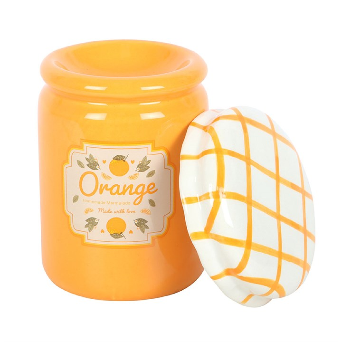 Orange Marmalade Jar Oil Burner and Wax Warmer N/A
