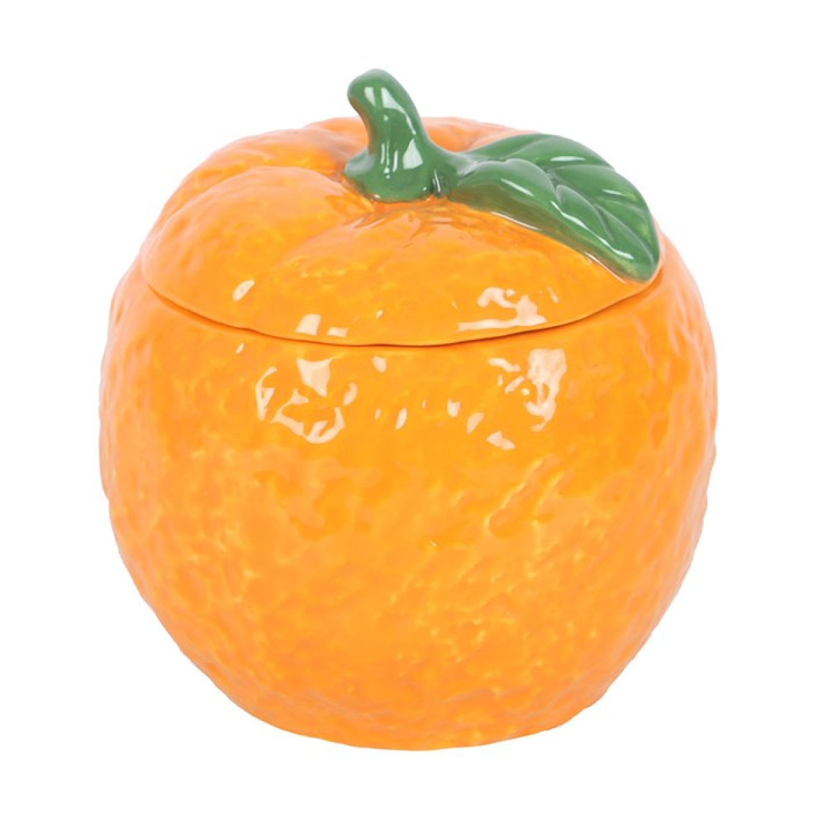 Orange Shaped Candle Jar N/A