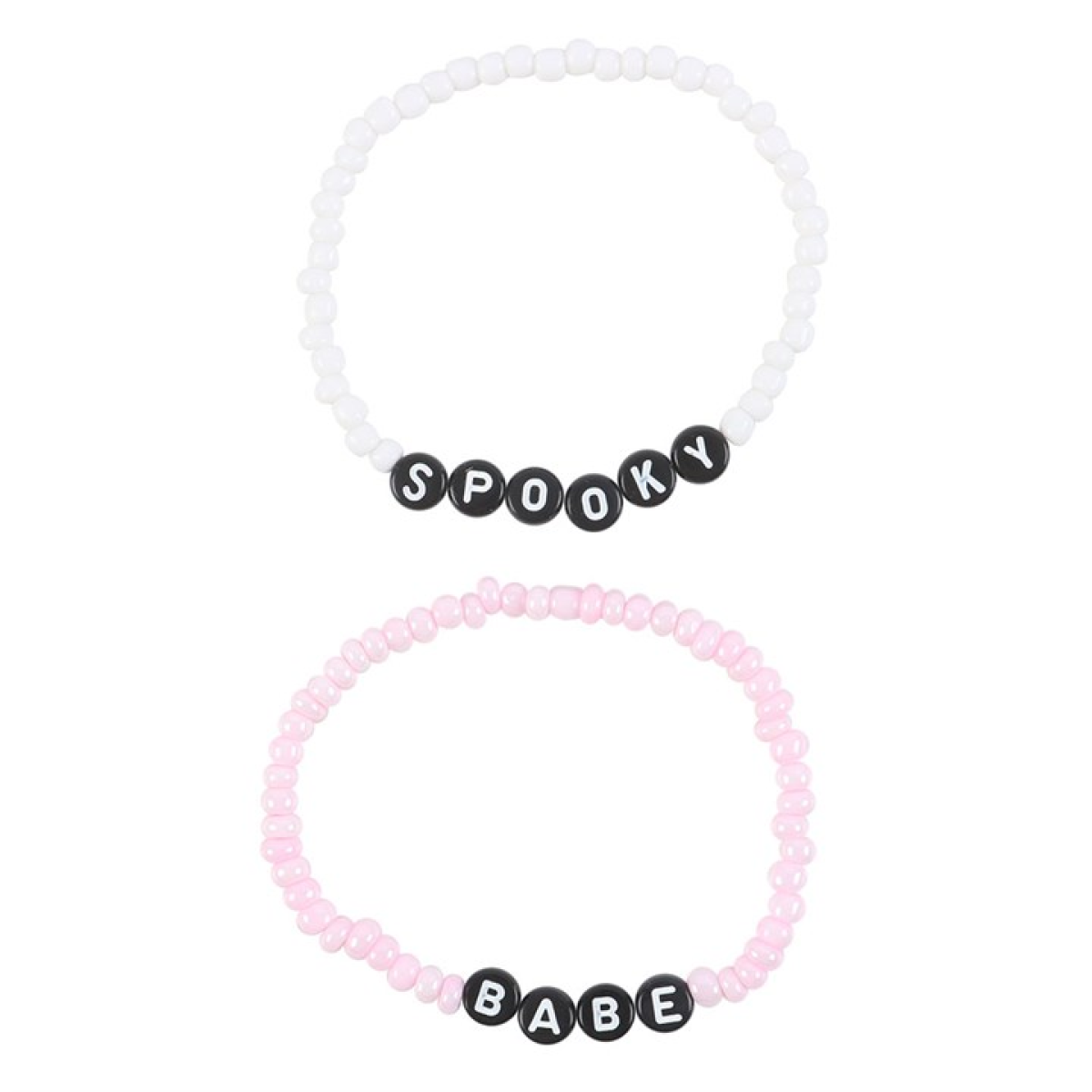 Spooky Babe Beaded Bracelet Set N/A