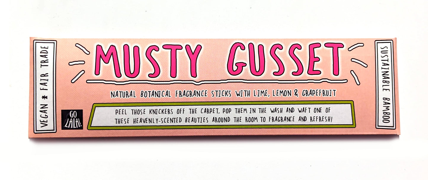 Musty Gusset Funny Smells Fragrance Sticks