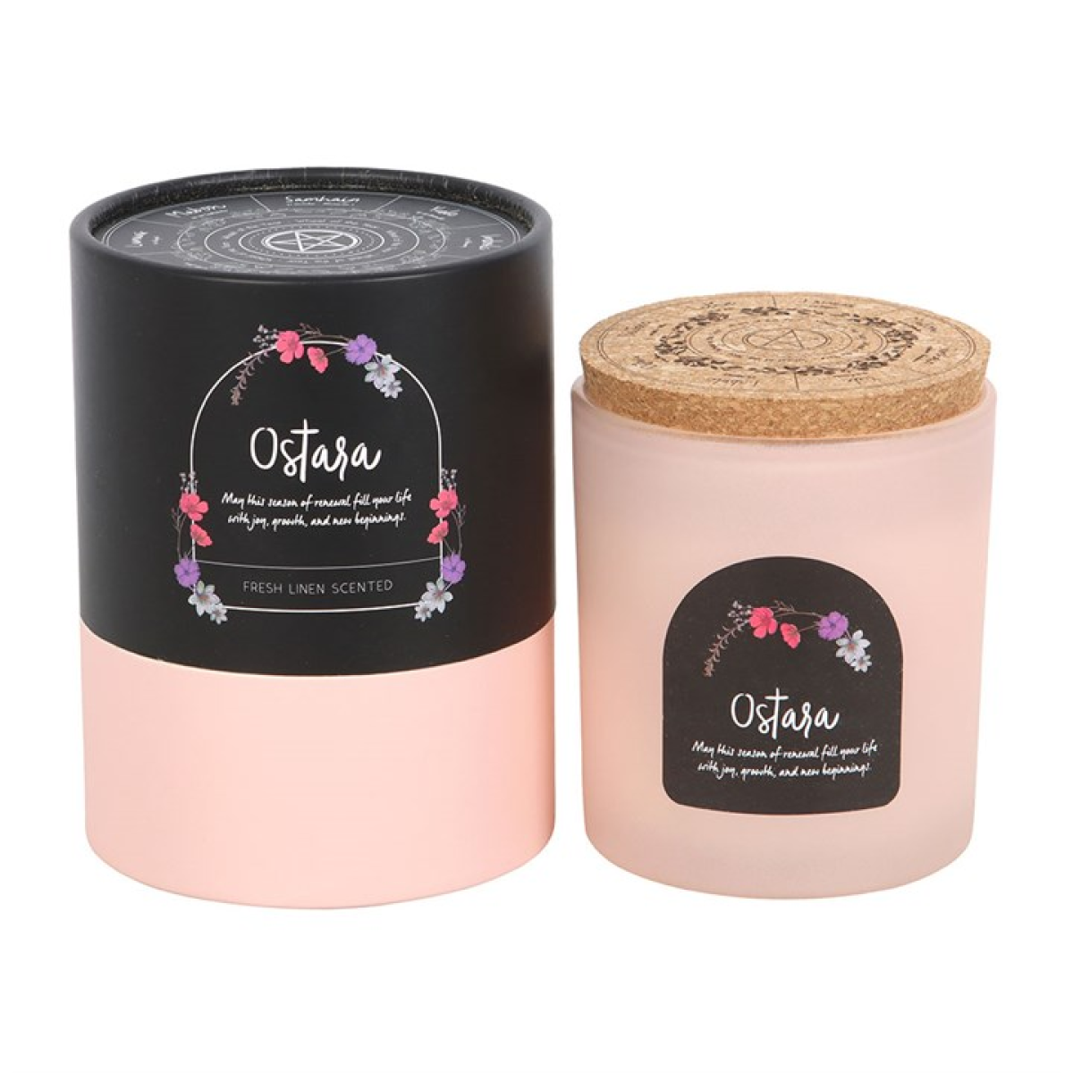 Ostara Fresh Linen Wheel of the Year Candle N/A