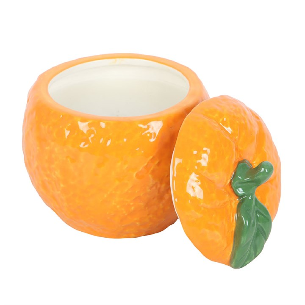 Orange Shaped Candle Jar N/A
