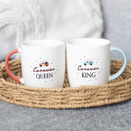 Caravan King and Caravan Queen Couples Mug Set N/A