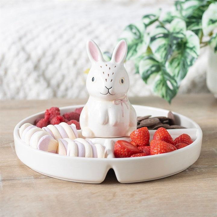 Bunny Chip & Dip Snack Dish N/A