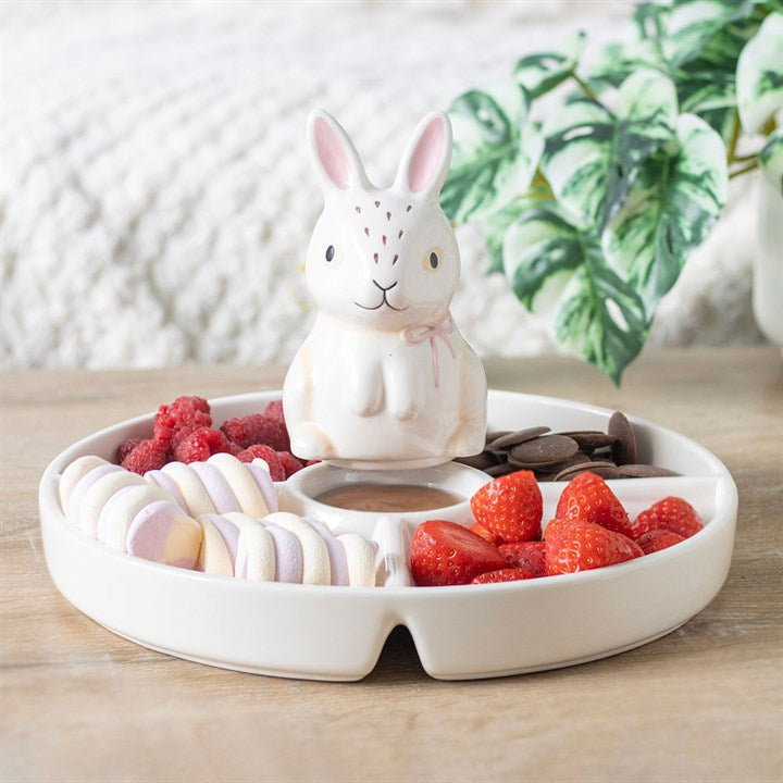 Bunny Chip & Dip Snack Dish N/A