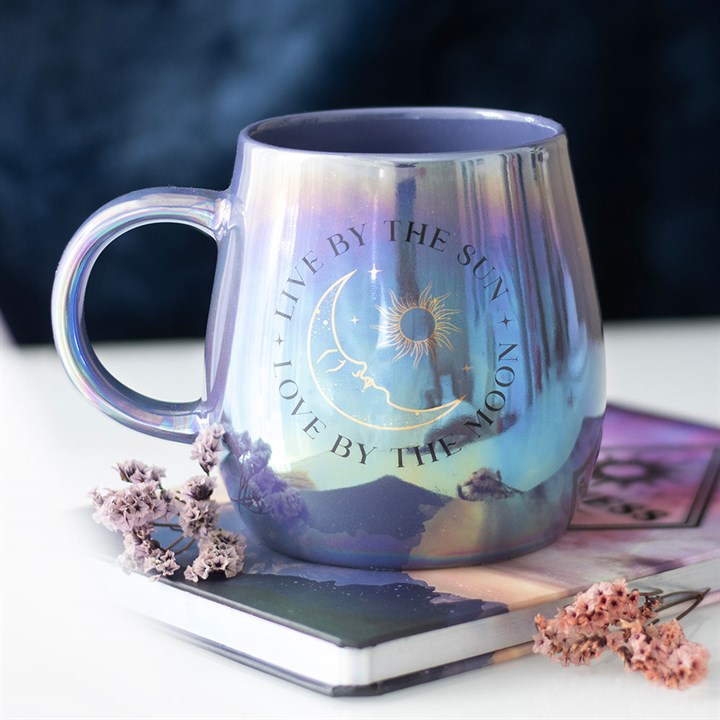 Live by the Sun Love by the Moon Iridescent Mug N/A