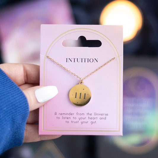 111 Angel Number Intuition Necklace N/A
