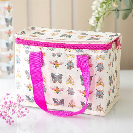 Floral Bug Print Lunch Bag N/A