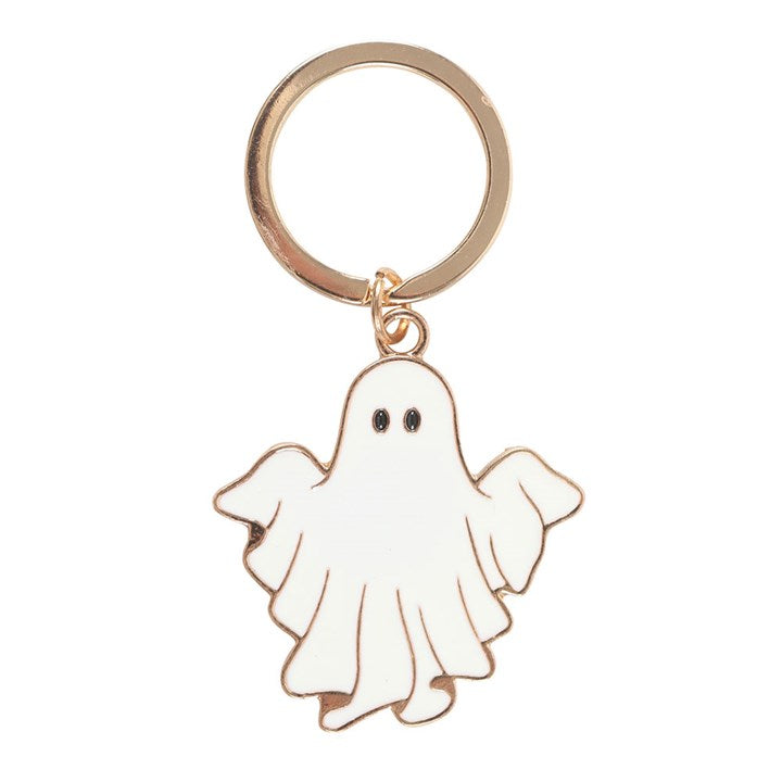 Spooky Season Groovy Ghost Keyring N/A