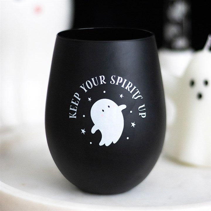 Keep Your Spirits Up Stemless Ghost Glass N/A