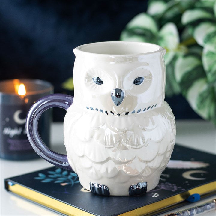 Owl Shaped Iridescent Mug N/A