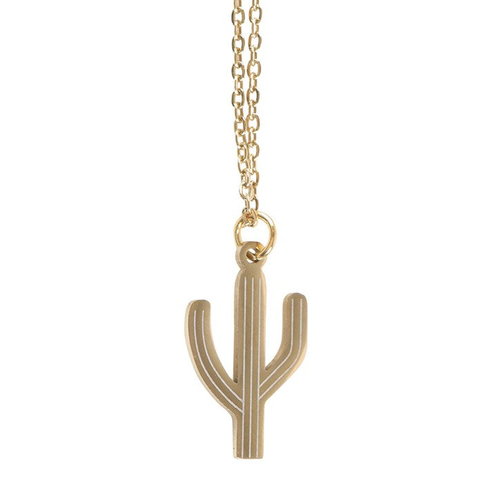 Cactus Necklace on Greeting Card N/A