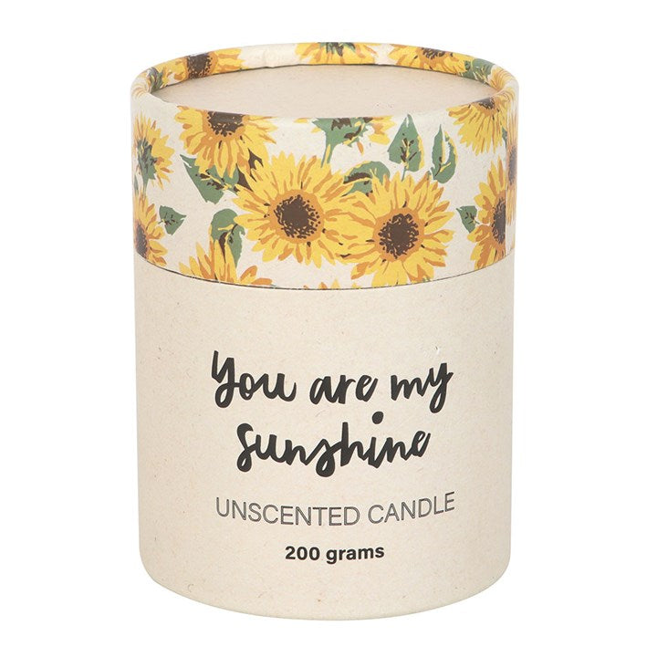 You Are My Sunshine Candle with 3D Sunflower N/A