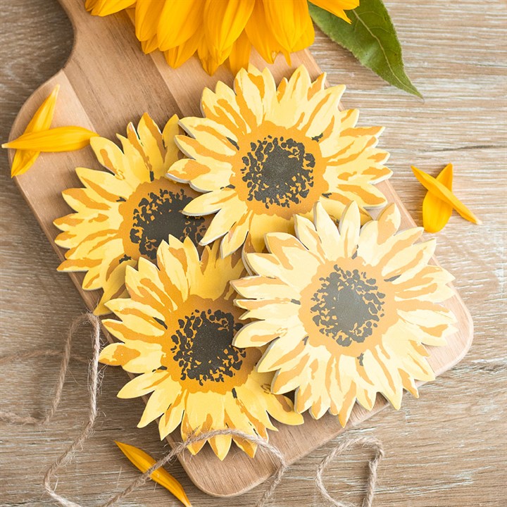Sunflower Coaster Set N/A