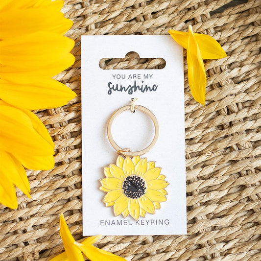 You Are My Sunshine Sunflower Keyring N/A