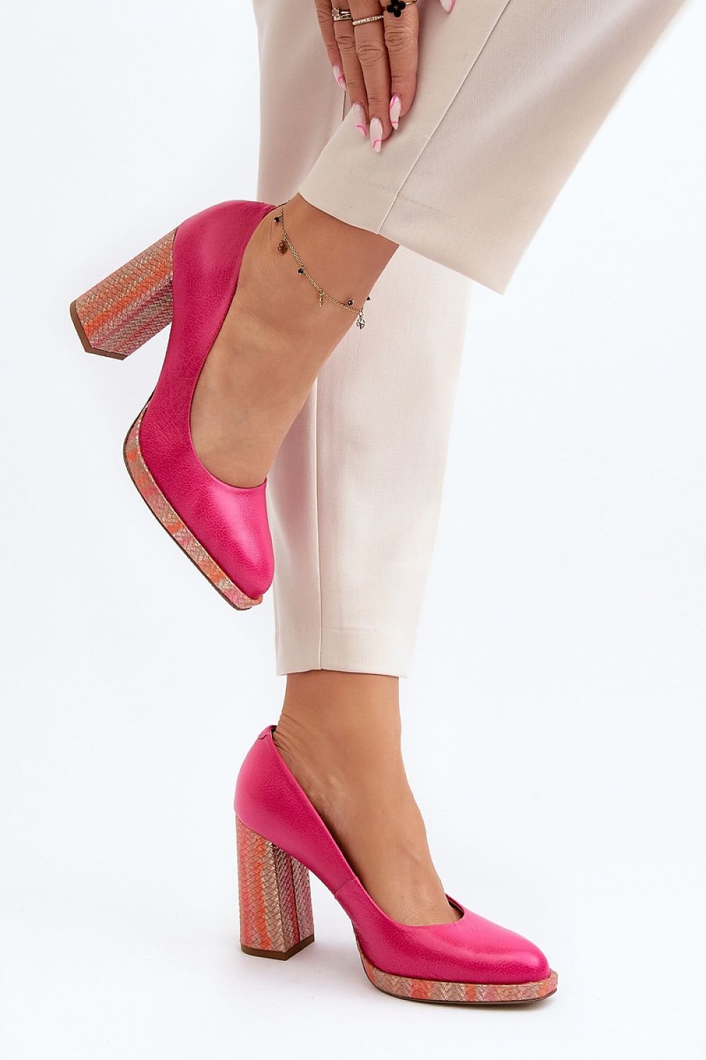 Block heel pumps model 192298 Step in style Step in style