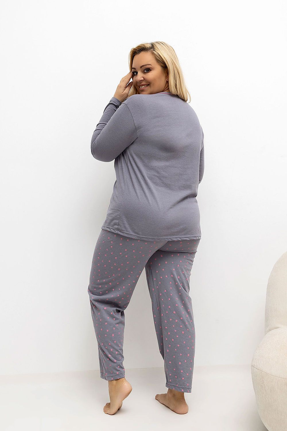  Plus Size Pajamas model 221198 Forever Pink 