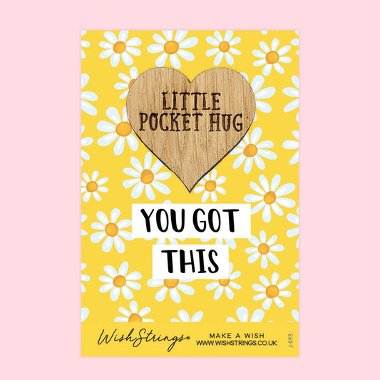 You Got This - Pocket Hug - Keepsake Pocket Token WishStrings