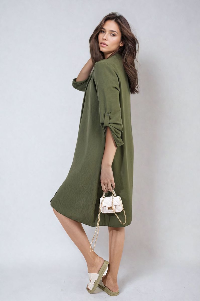 Open Front Knitted Long Cardigan Moda