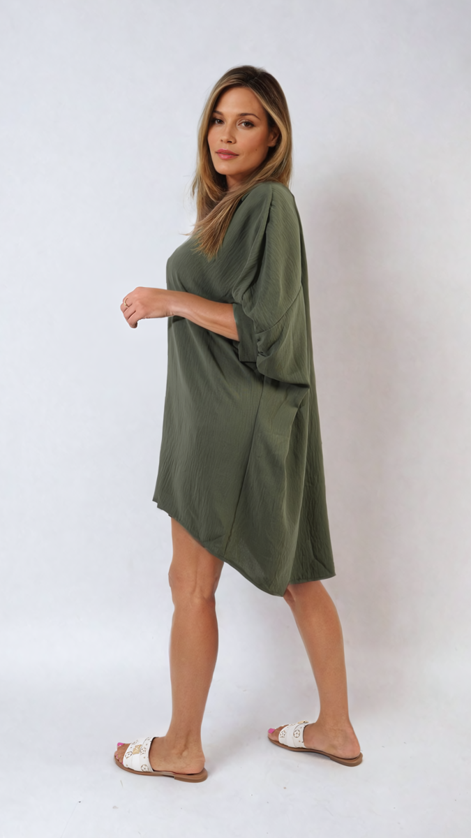 Balloon Sleeve Oversized Top Moda