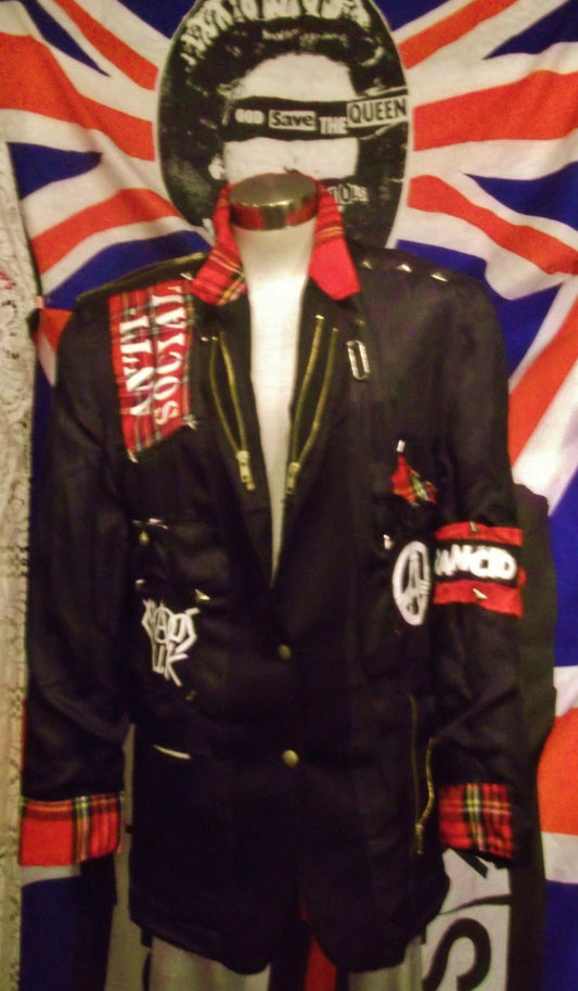 one-off PUNK/Seditionaries style bespoke jacket -40R.ANTI-SOCIAL Etsy