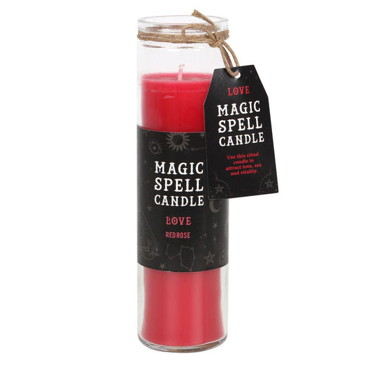 Rose 'Love' Spell Tube Candle Etsy