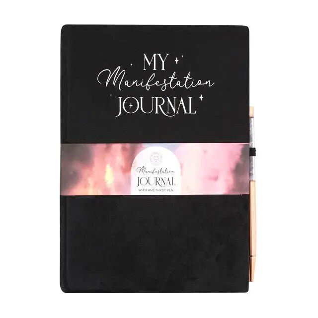 Manifestation Journal Notebook with Amethyst Pen Etsy