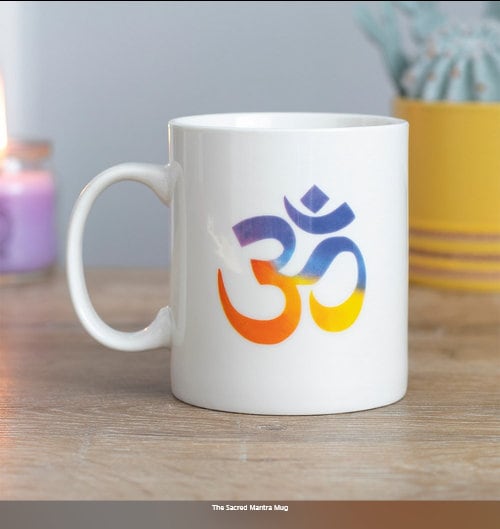 The Sacred Mantra Mug bone china Etsy