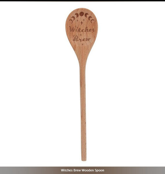 Witches Brew Wooden Spoon H30cm W6.5cm  D1.2cm kitchen witch Etsy