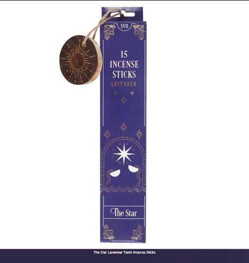 The Star Lavender Tarot Incense Sticks Etsy