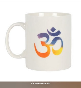 The Sacred Mantra Mug bone china Etsy