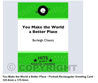 You Make the World a Better Place exclusive, hand-made, original greeting card.Rectangular Greeting Card - 125.8mm x 175.0mm Etsy