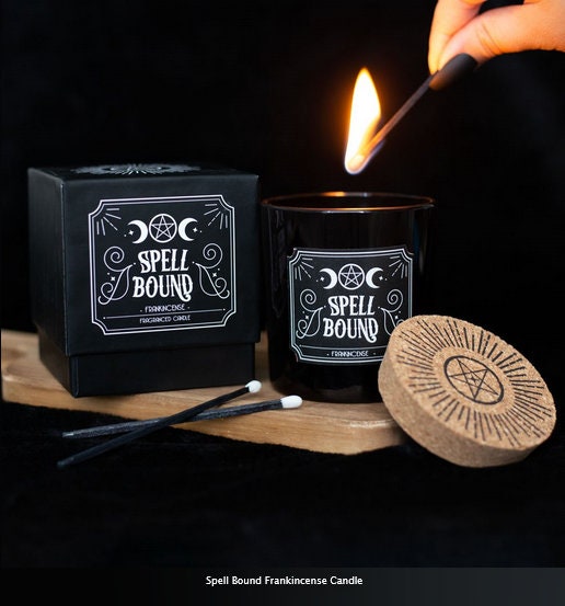 Spell Bound Frankincense Candle H8.5cm x W7.5cm x D7.5cm Etsy