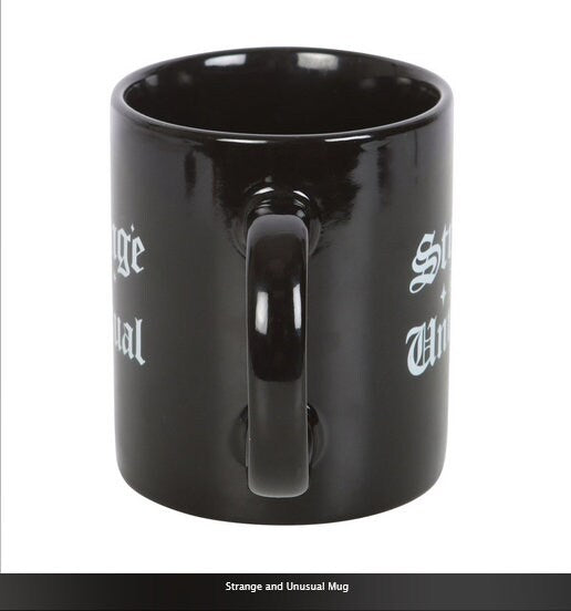 Strange and Unusual Mug black witchy goth  H9.5cm x W12cm x D8.2cm Etsy
