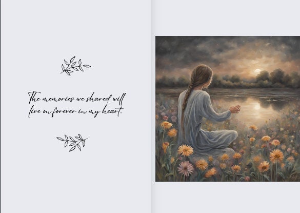 Grief Relief Journal and Reframing Lonliness workbook-printable/ digital download-197 pages, original artwork by licenced artist-Aditi-Kali) Etsy