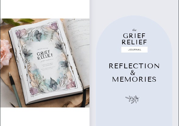 Grief Relief Journal and Reframing Lonliness workbook-printable/ digital download-197 pages, original artwork by licenced artist-Aditi-Kali) Etsy