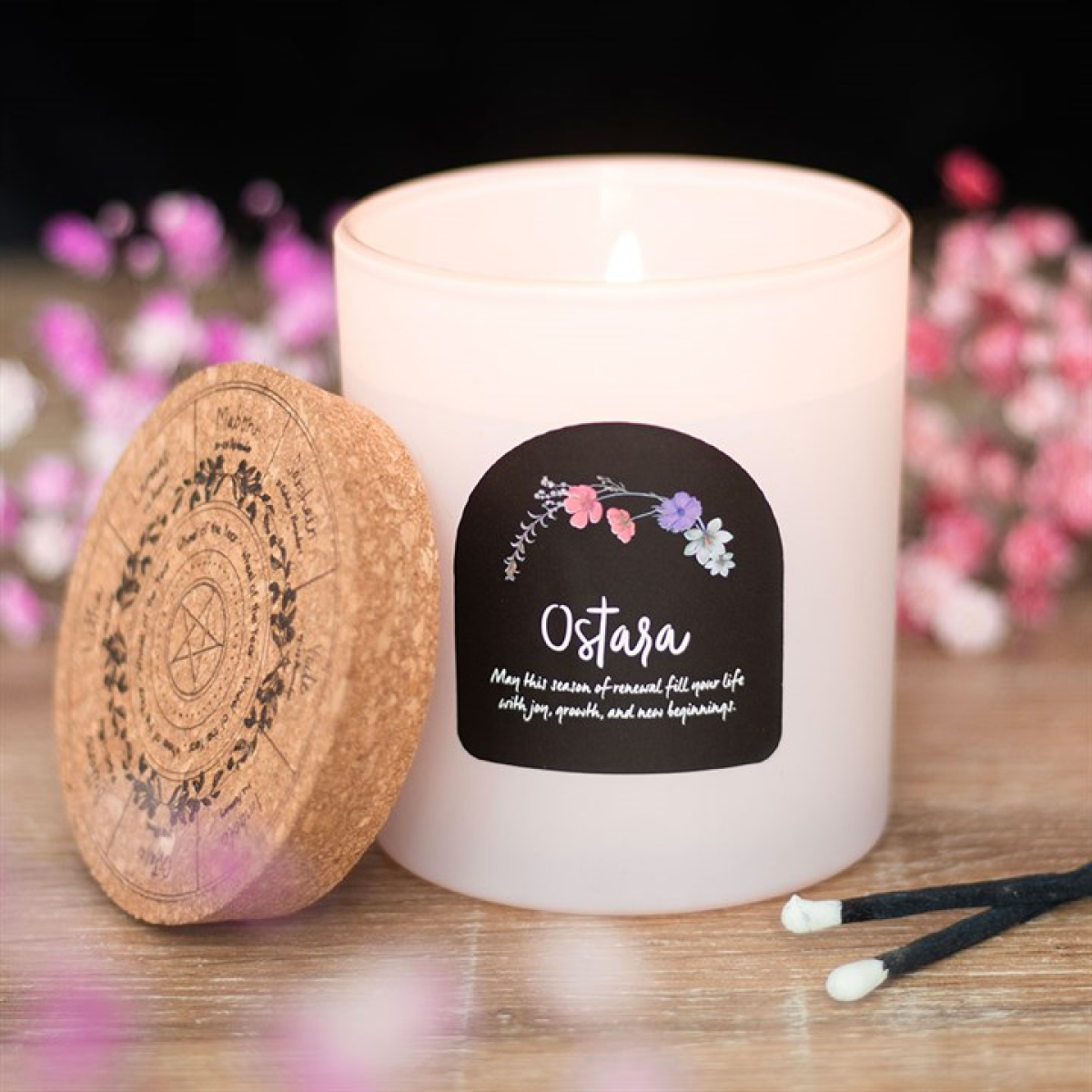Ostara Fresh Linen Wheel of the Year Candle N/A