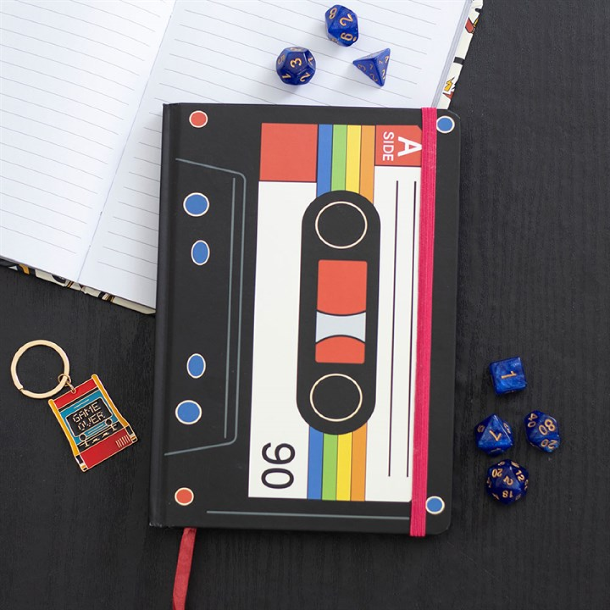 Retro Cassette Tape A5 Notebook N/A
