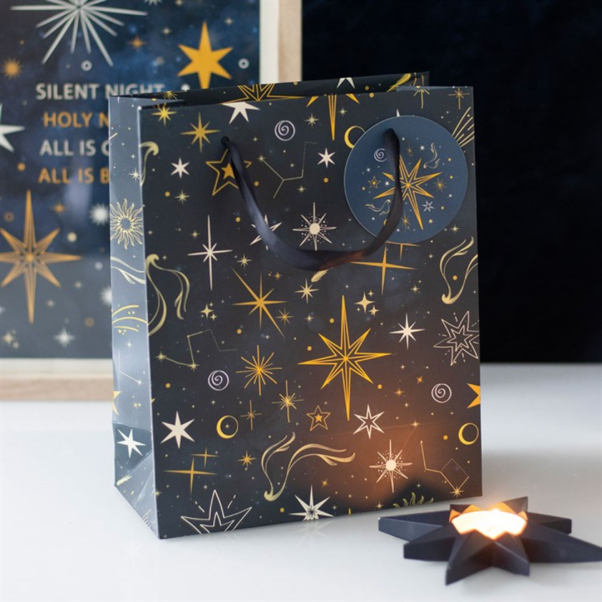 Medium Starry Night Gift Bag N/A